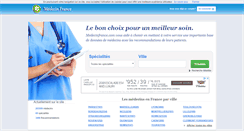 Desktop Screenshot of medecinfrance.com