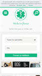 Mobile Screenshot of medecinfrance.com